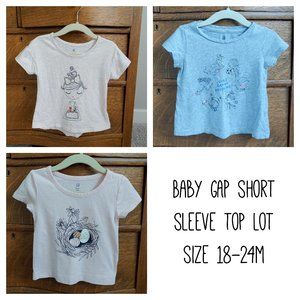 🌟 Baby GAP Toddler short sleeve top lot 18-24m